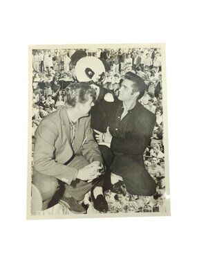 Elvis Presley 8x10 Photo Red Robinson 1957 Empire Stadium Concert Vancouver BC